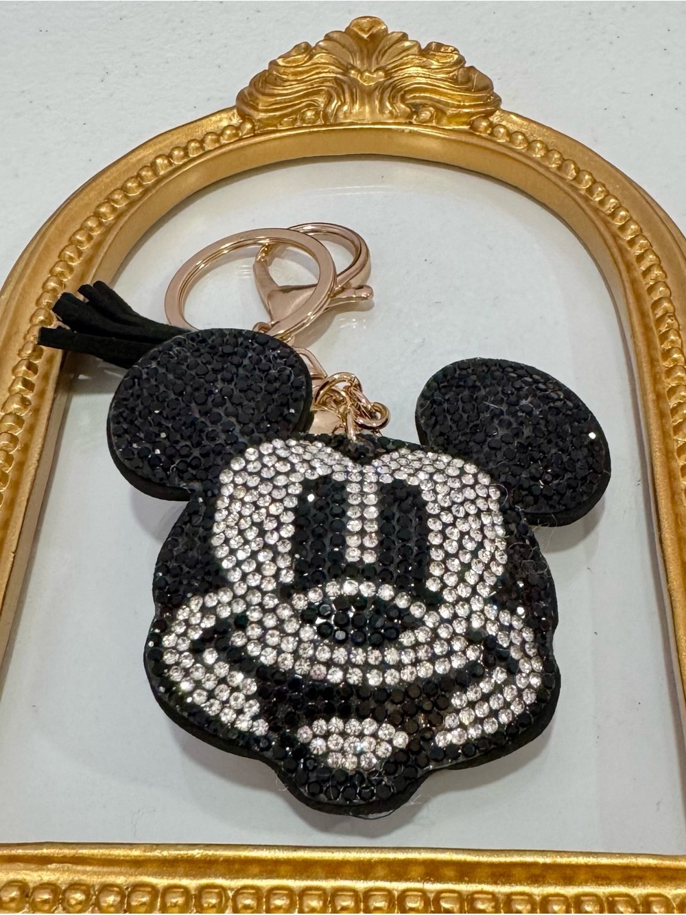 New Crystal Mickey Mouse with Gold Hardware